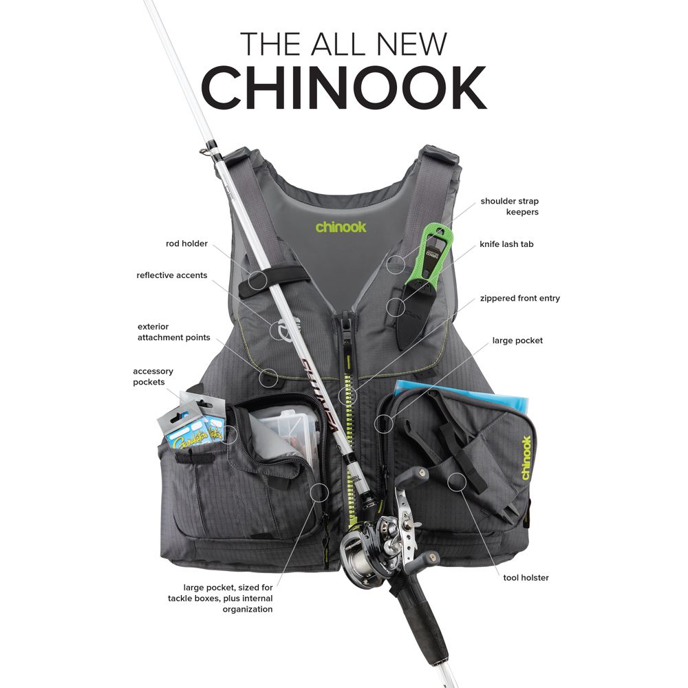 NRS Chinook Fishing PFD (NEW 2019)